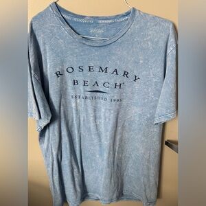 Rosemary Beach Blue T-Shirt-size XL